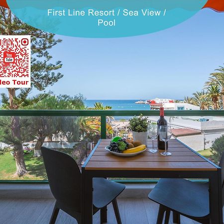 Go2Tenerife Apart'Dida Pool & First Line Of The Sea Лос Кристианос Экстерьер фото